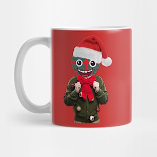 FUNNY CHRISTMAS SANTA MAN - Cross Mug